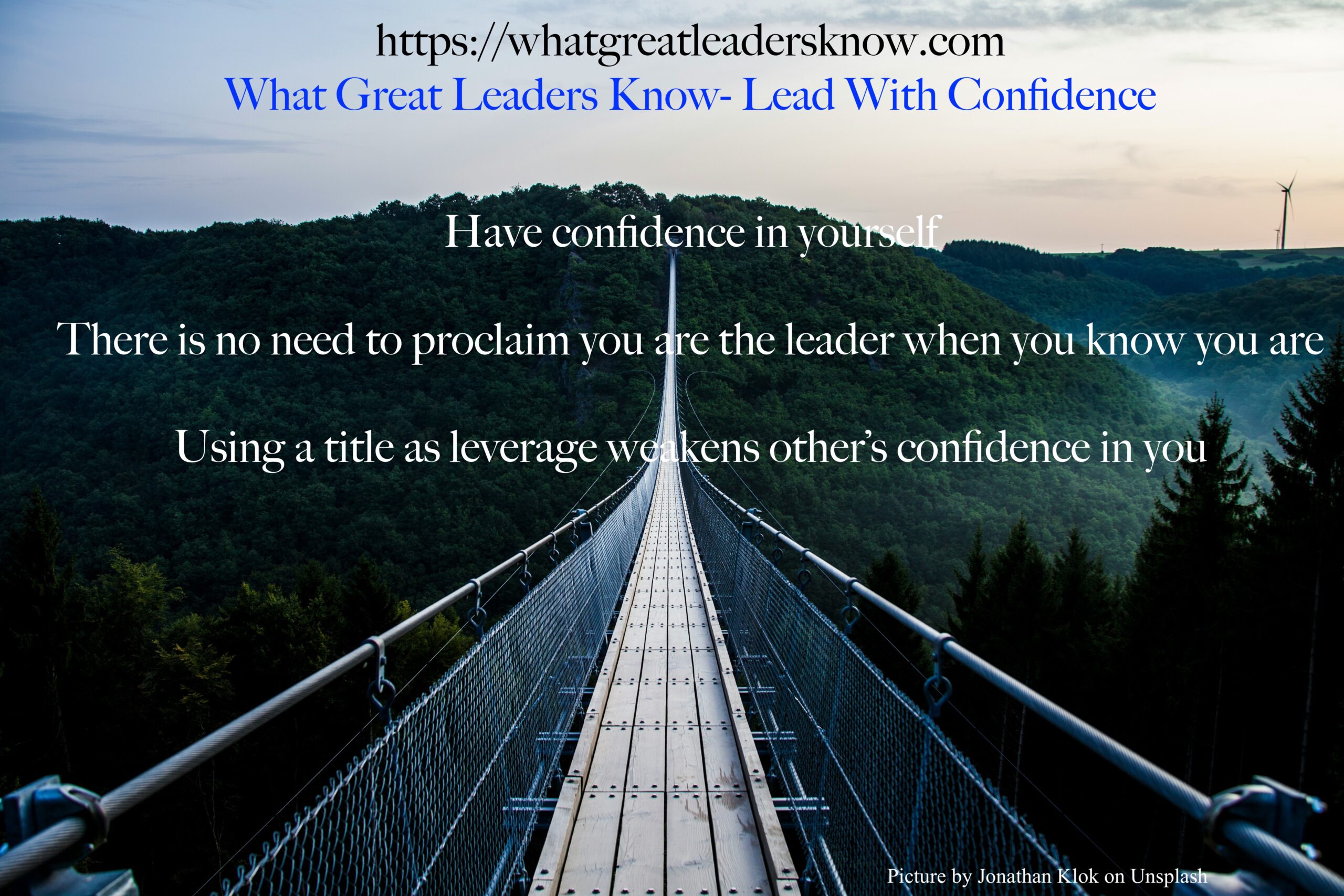 Lead With Confidence