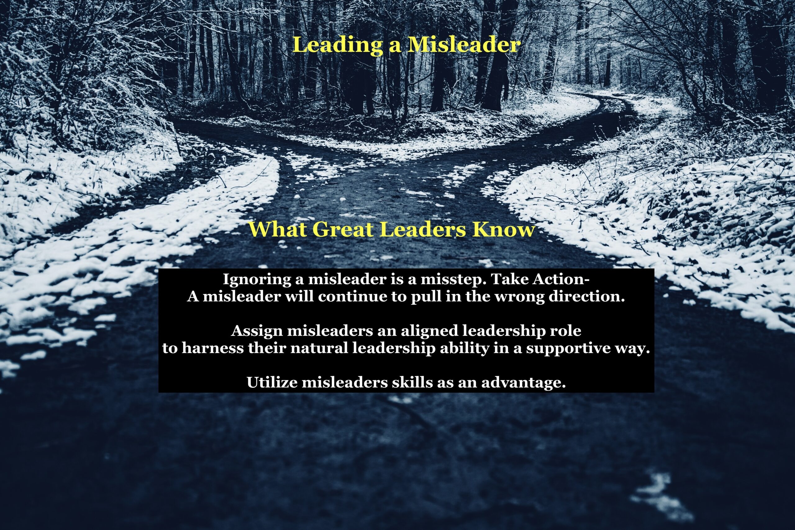 Leading a Misleader